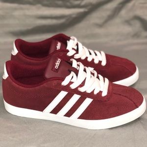 New Adidas Neo Red/Burgundy sneakers
